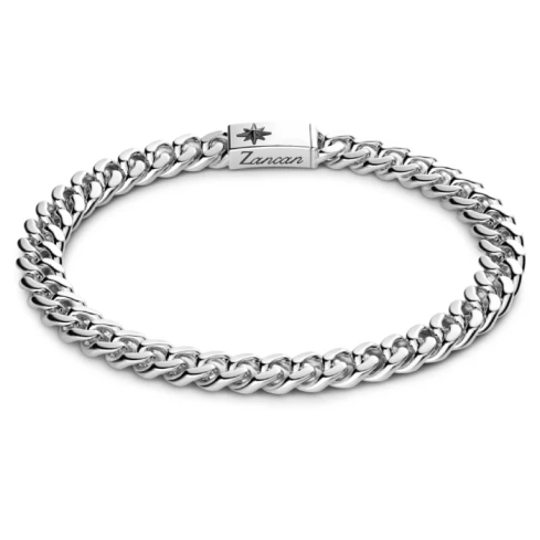 Мъжки гривна от 925 Сребро - с форма