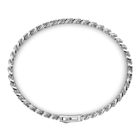 Мъжки гривна от 925 Сребро - с форма