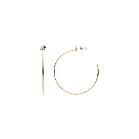 Дамски обеци от 316l Медицинска стомана - с форма - Цирконий - Стомана с златно покритие