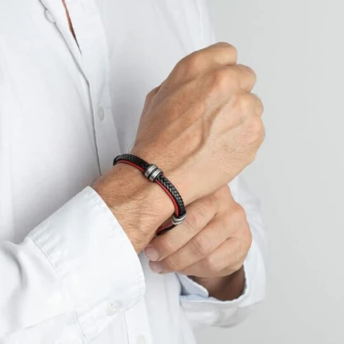 Мъжки гривна от 316l Медицинска стомана - с форма