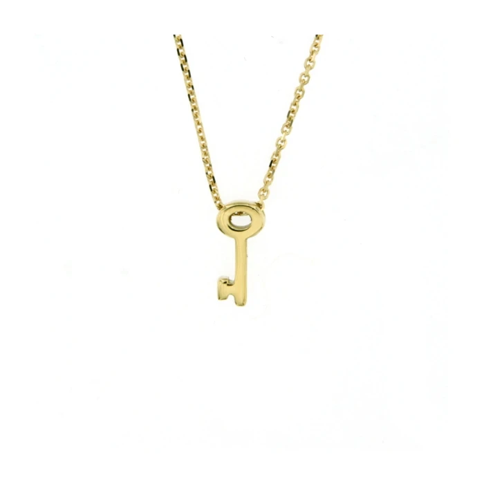 Дамски колие от 14K Злато Жълто - с форма Ключ