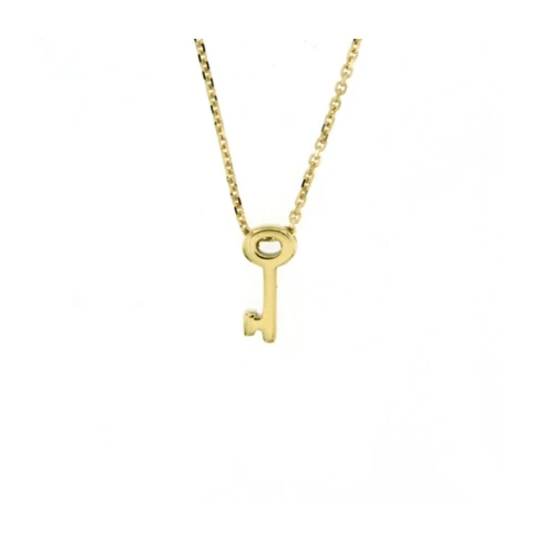 Дамски колие от 14K Злато Жълто - с форма Ключ
