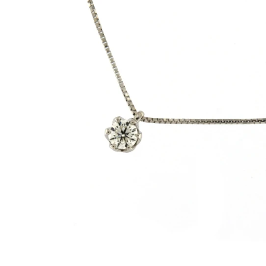 Дамски колие от 18K - с форма Други - Диаманти