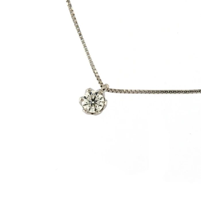 Дамски колие от 18K - с форма Други - Диаманти