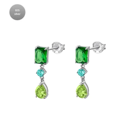 Дамски от 925 Сребро - с форма - - Сив