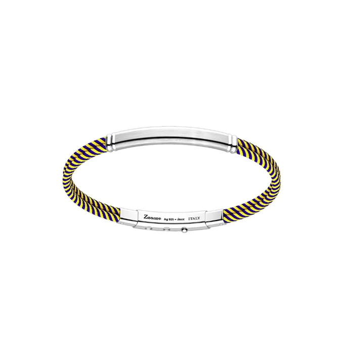 Мъжки гривна от 925 Сребро - с форма Други - - Стомана / Сребро