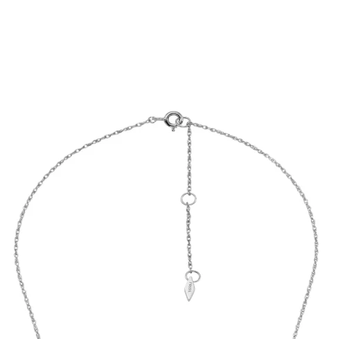 Дамски колие от 925 Сребро - с форма Катинар - Цирконий