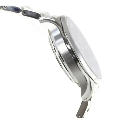 Мъжки ръчен часовник с механичен механизъм - корпус от Стомана - Стоманена верижка - цвят Син Сив