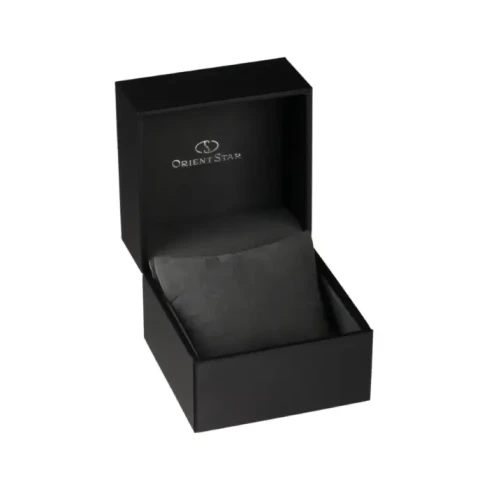 Мъжки ръчен часовник с механичен механизъм - корпус от Стомана - Стоманена верижка - цвят Син Сив