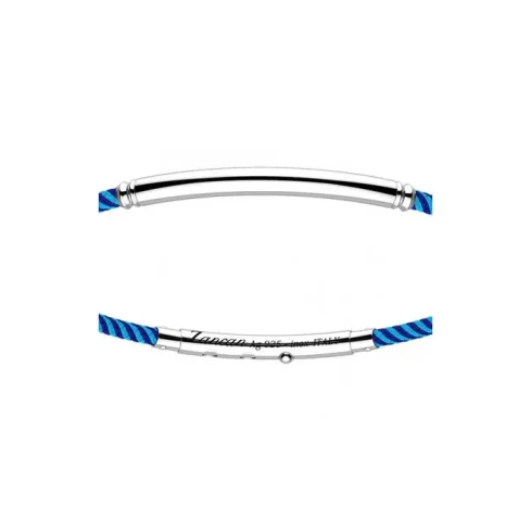 Мъжки гривна от 316l Медицинска стомана - с форма Други - - Син