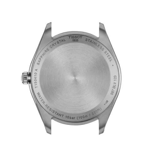 Мъжки ръчен часовник с кварцов механизъм - корпус от Стомана - Естествена кожа - цвят Черен Черен