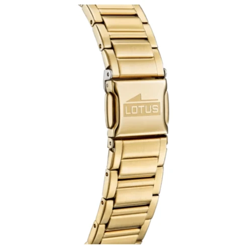 Дамски ръчен часовник с кварцов механизъм - корпус от Стомана - Златна верижка - цвят Седеф