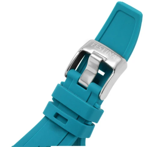 Мъжки ръчен часовник с кварцов механизъм - корпус от Стомана - Каучук - цвят Черен Зелен