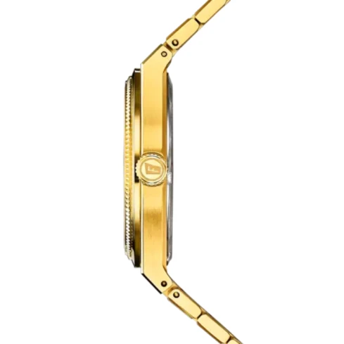 Дамски ръчен часовник с кварцов механизъм - корпус от Стомана - Стоманена верижка - цвят Злато Злато