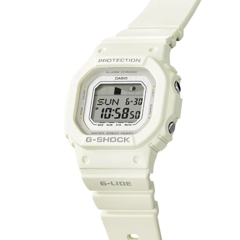 Дамски ръчен часовник с кварцов механизъм - корпус от Полимер - Полимер - цвят Сив Бял