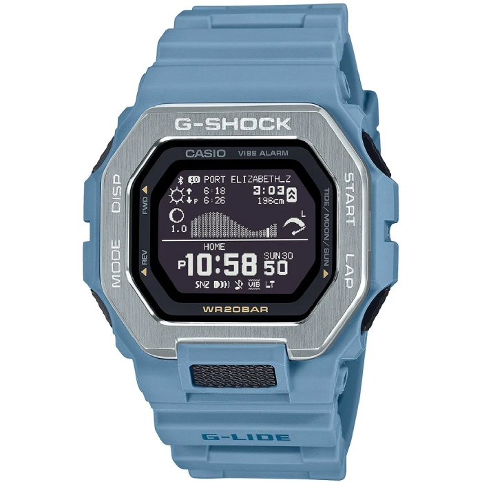 Мъжки ръчен часовник с кварцов механизъм - корпус от Полимер - Полимер - цвят Син Черен