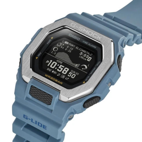 Мъжки ръчен часовник с кварцов механизъм - корпус от Полимер - Полимер - цвят Син Черен