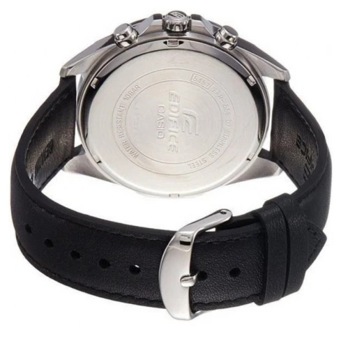 Мъжки ръчен часовник с кварцов механизъм - корпус от Стомана - Естествена кожа - цвят Кафяв Сив