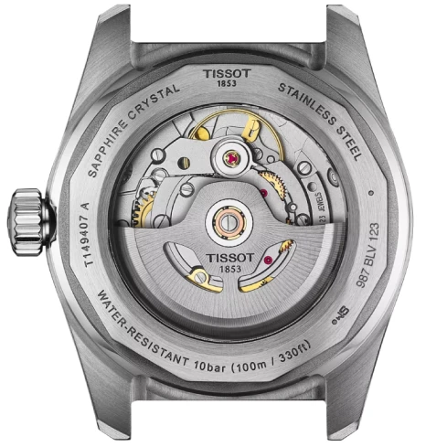 Мъжки ръчен часовник с автоматичен механизъм - корпус от Стомана - Естествена кожа - цвят Черен Кафяв