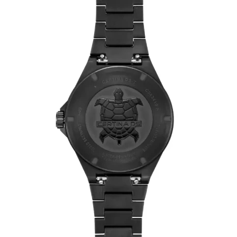 Дамски ръчен часовник с кварцов механизъм - корпус от Стомана - Стоманена верижка - цвят Черен Черен