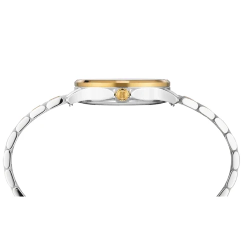 Дамски ръчен часовник с кварцов механизъм - корпус от Стомана - Стоманена верижка - цвят Сребрист Сив