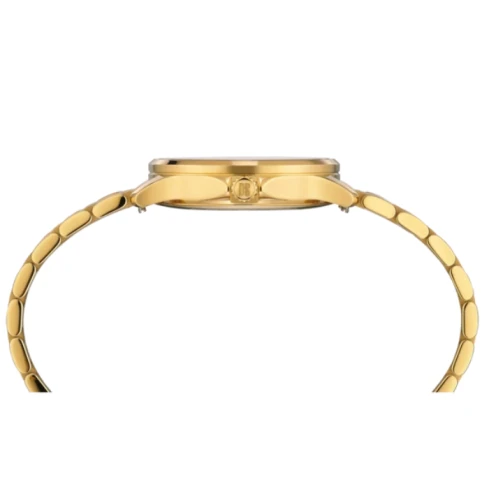 Дамски ръчен часовник с кварцов механизъм - корпус от Стомана - Стоманена верижка - цвят Злато Злато