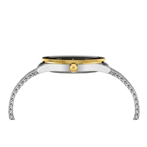 Мъжки ръчен часовник с кварцов механизъм - корпус от Стомана - Стоманена верижка - цвят Бежов Сив