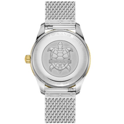 Мъжки ръчен часовник с кварцов механизъм - корпус от Стомана - Стоманена верижка - цвят Бежов Сив