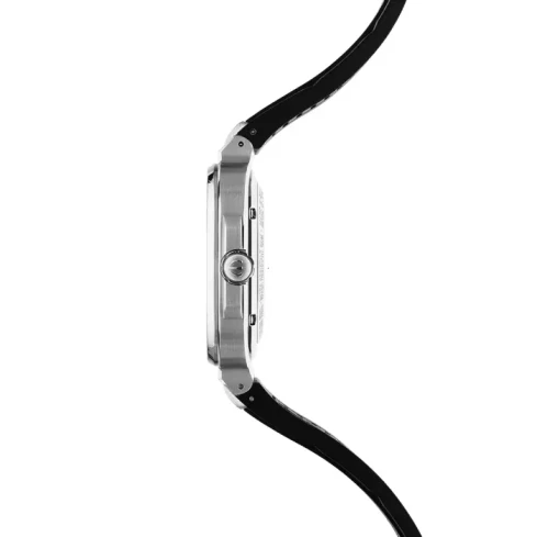 Мъжки ръчен часовник с автоматичен механизъм - корпус от Стомана - FKM - цвят Черен Черен