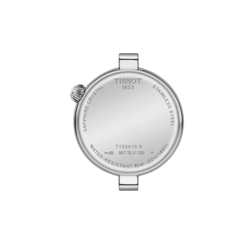 Дамски ръчен часовник с кварцов механизъм - корпус от Стомана - Естествена кожа - цвят Черен Сив