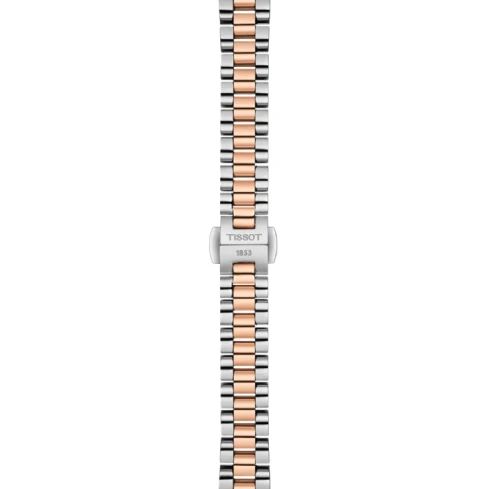 Дамски ръчен часовник с кварцов механизъм - корпус от Стомана - Стоманена верижка - цвят Седеф Розово Злато