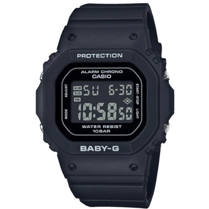 Мъжки ръчен часовник с кварцов механизъм - корпус от Полимер - Полимер - цвят Черен Черен