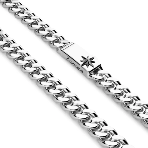 Мъжки верижка от 925 Сребро - с форма