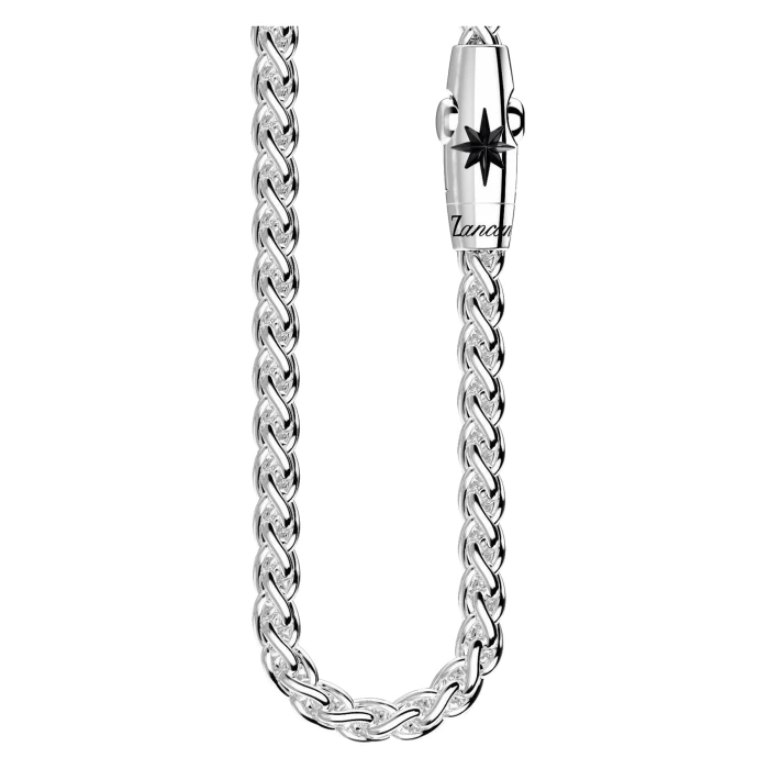 Мъжки колие от Сребро - с форма