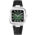 Мъжки ръчен часовник с автоматичен механизъм - корпус от Стомана - FKM - цвят Зелен Черен