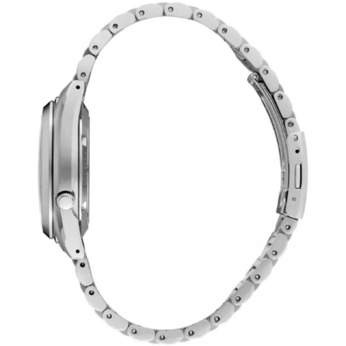 Мъжки ръчен часовник с автоматичен механизъм - корпус от Стомана - Стоманена верижка - цвят Син Сив