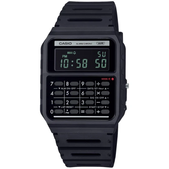 Унисекс ръчен часовник с кварцов механизъм - корпус от Полимер - Полимер - цвят Сив Черен