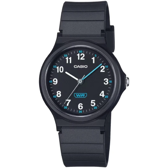 Унисекс ръчен часовник с кварцов механизъм - корпус от Полимер - Полимер - цвят Черен Черен