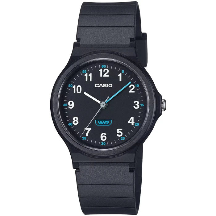 Унисекс ръчен часовник с кварцов механизъм - корпус от Полимер - Полимер - цвят Черен Черен