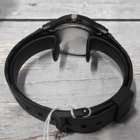 Унисекс ръчен часовник с кварцов механизъм - корпус от Полимер - Полимер - цвят Черен Черен