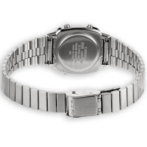 Унисекс ръчен часовник с кварцов механизъм - корпус от Полимер - Стоманена верижка - цвят Сив Сив