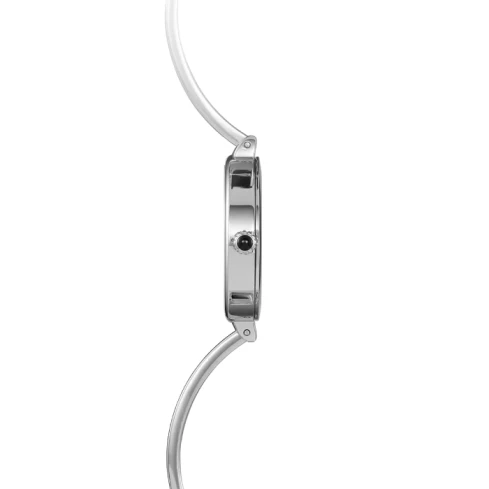 Дамски ръчен часовник с кварцов механизъм - корпус от Стомана - Стоманена верижка - цвят Черен Сив