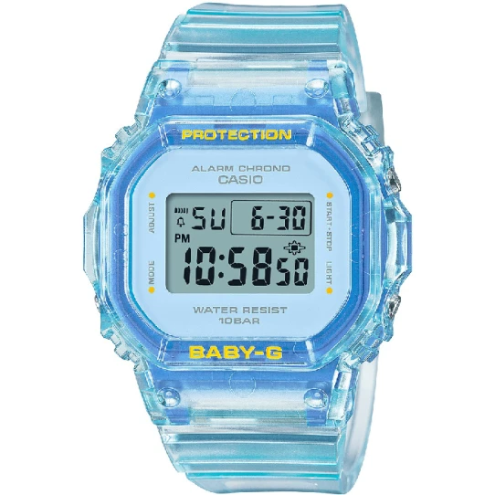 Унисекс ръчен часовник с кварцов механизъм - корпус от Полимер - Полимер - цвят Сив Син