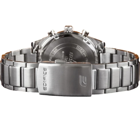 Мъжки ръчен часовник с кварцов механизъм - корпус от Стомана - Стоманена верижка - цвят Син Сив