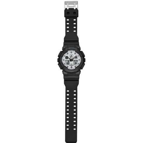 Мъжки ръчен часовник с кварцов механизъм - корпус от Стомана - Полимер - цвят Черен Черен