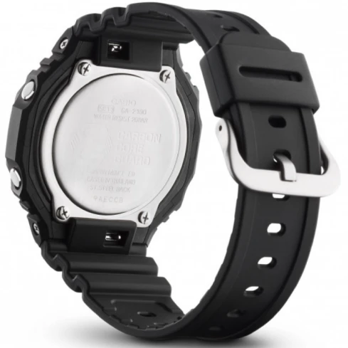 Мъжки ръчен часовник с кварцов механизъм - корпус от Полимер - Полимер - цвят Черен