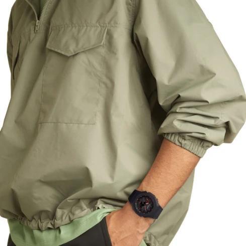 Мъжки ръчен часовник с кварцов механизъм - корпус от Полимер - Полимер - цвят Черен