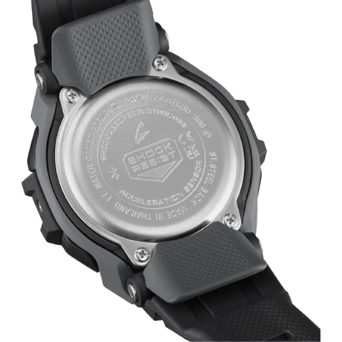 Мъжки ръчен часовник с кварцов механизъм - корпус от Полимер - Полимер - цвят Черен Черен