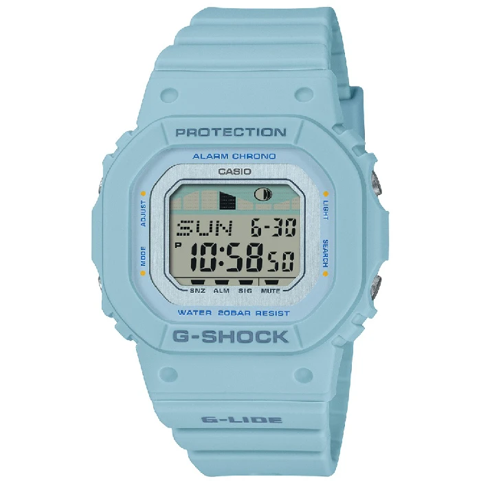 Дамски ръчен часовник с кварцов механизъм - корпус от Полимер - Полимер - цвят Син Черен