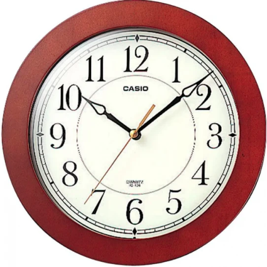 Унисекс стенен часовник с кварцов механизъм - цвят Бял